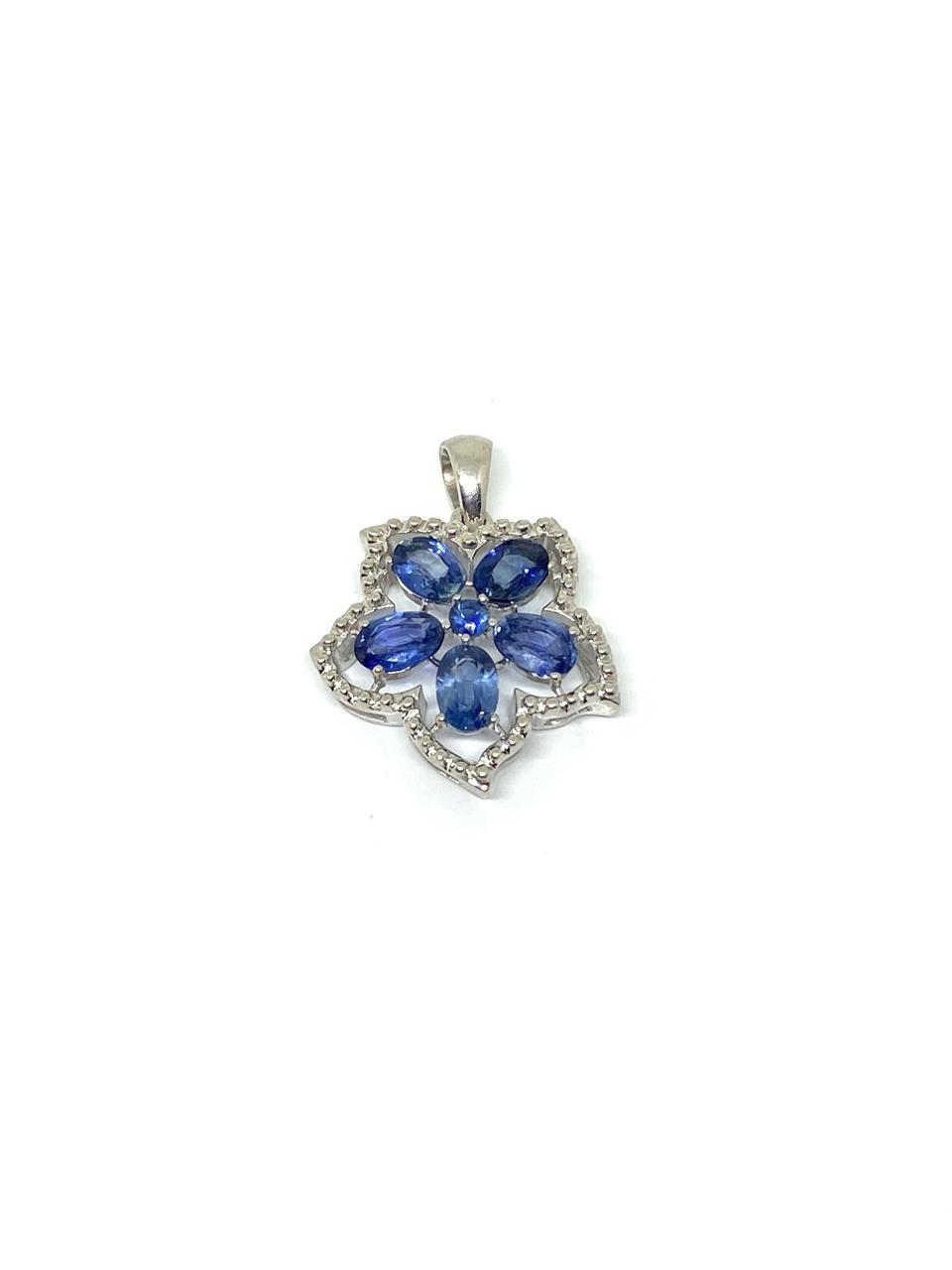 Elegant Blue Sapphire Pendant for Women | Premium Gemstone Jewelry - Image 2