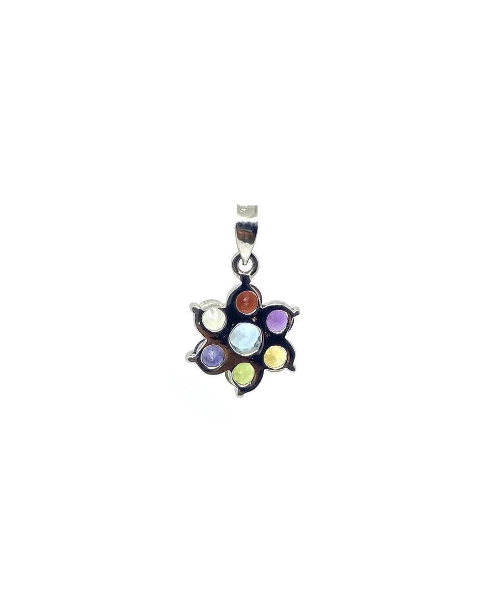 AAA+ Natural Multi Gemstone Pendant - Image 4