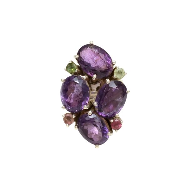 Amethyst Studded Ring - Image 2