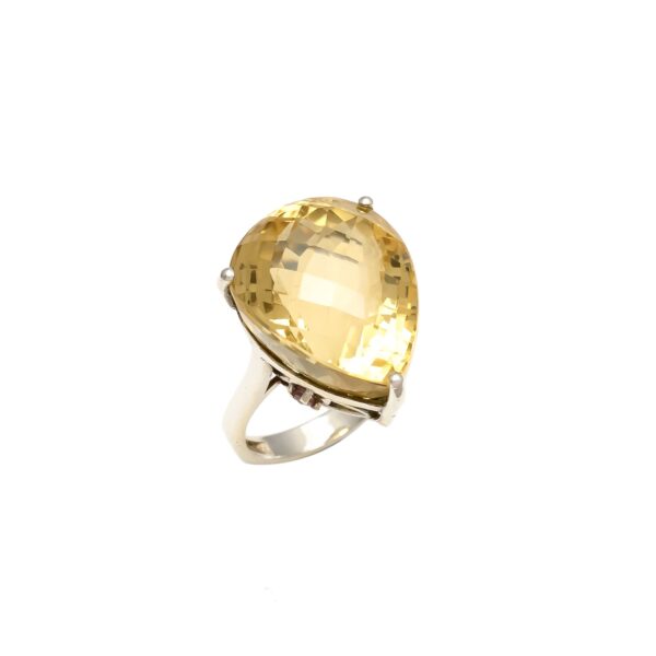 Citrine 925 Sterling Silver Ring - Image 2