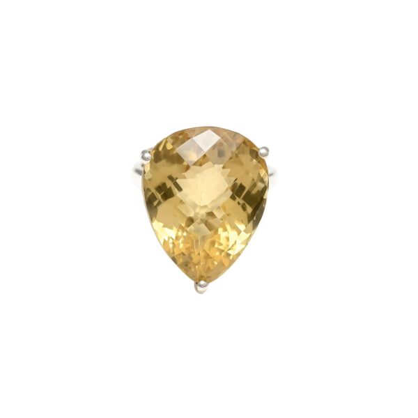 Citrine 925 Sterling Silver Ring - Image 3