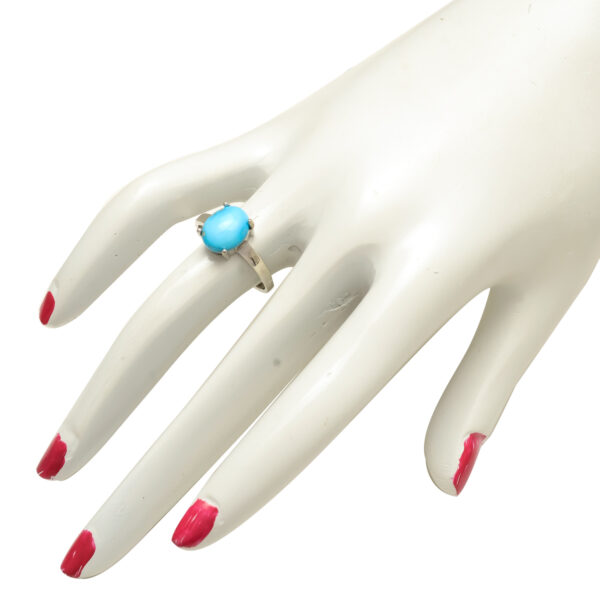 Sterling Silver Turquoise Ring - Image 3