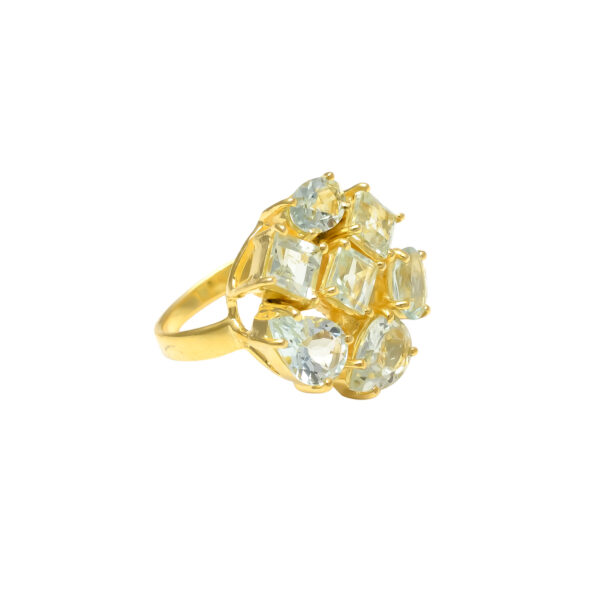 Elegant Sterling Silver Aquamarine Ring - Image 2