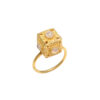 Sterling Rainbow Moonstone Ring
