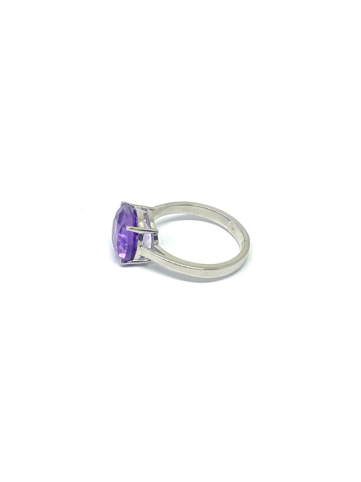 Natural Amethyst Gemstone Ring – Genuine Purple Elegance - Image 2