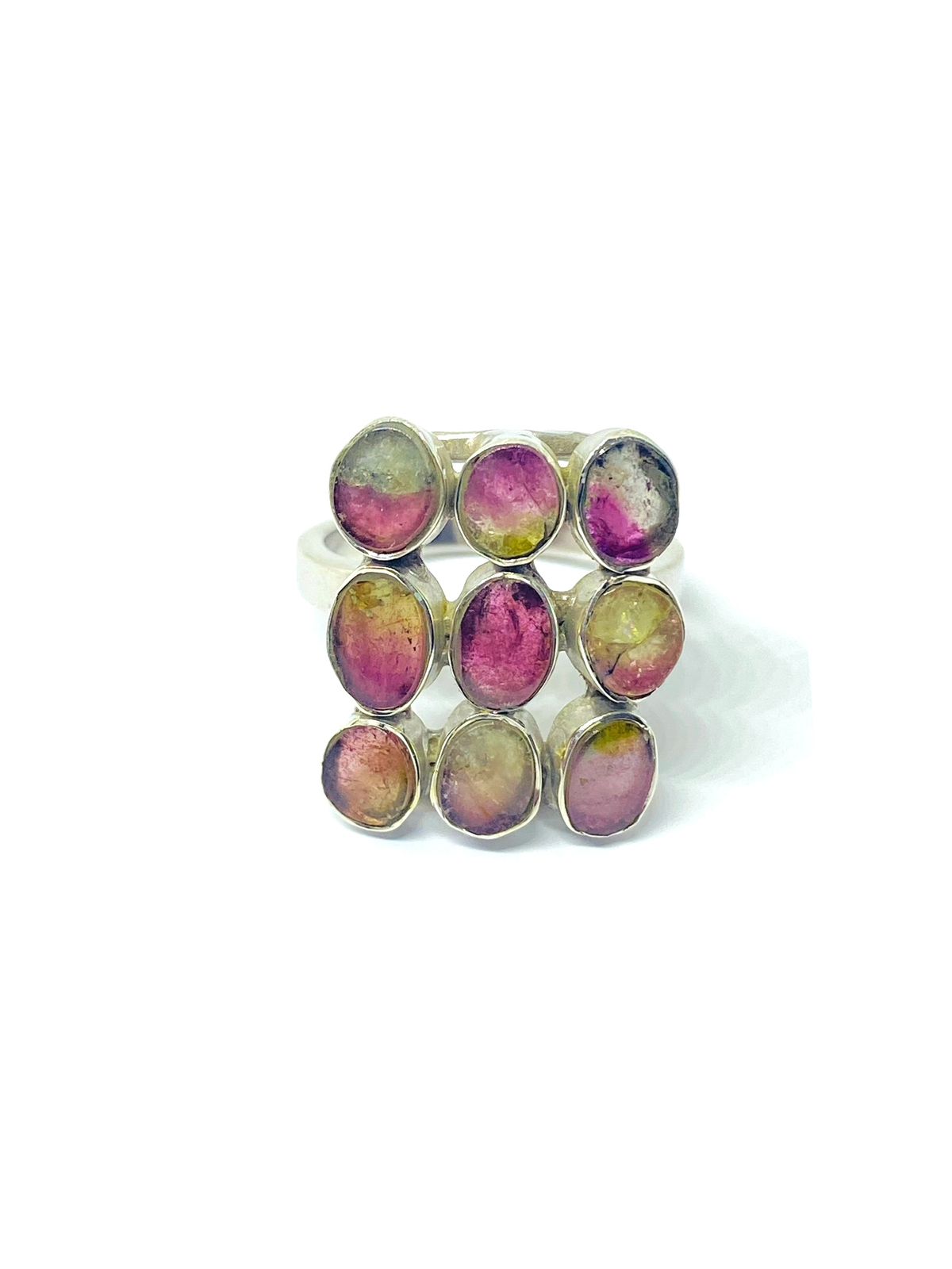Watermelon Tourmaline ring