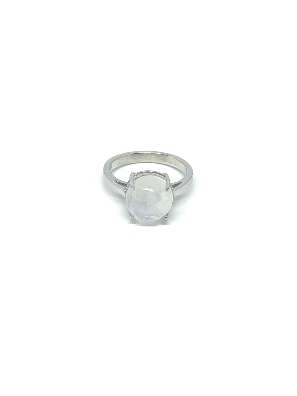 Natural Rainbow Moonstone Ring